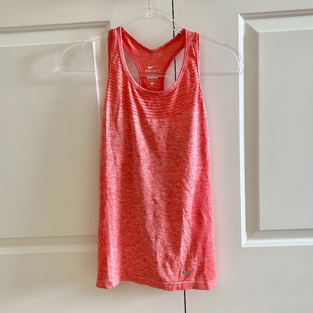 Nike DRI-FIT coral tank top